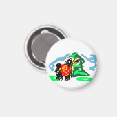 Llama Spaß Magnet (Vorderseite/Rückseite)