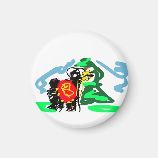Llama Spaß Magnet (Vorne)