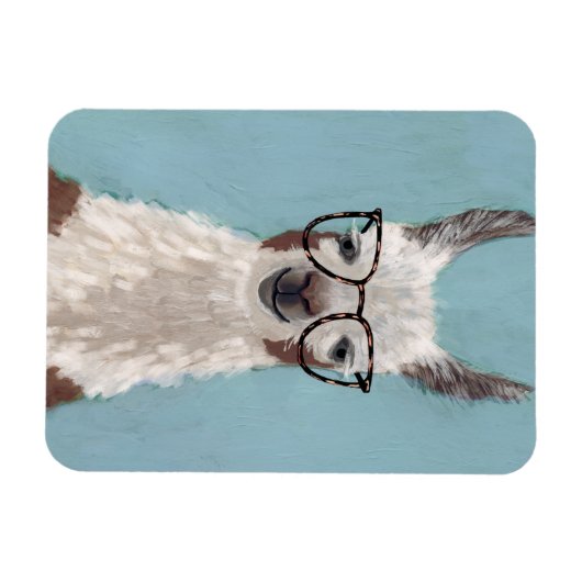 Llama Specs - Oversized Glasses Magnet (Horizontal)