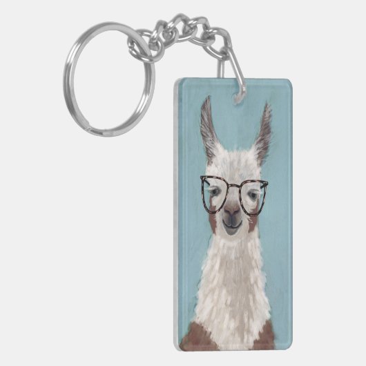Llama Specs - Oversized Glasses Schlüsselanhänger (Vorderseite links)