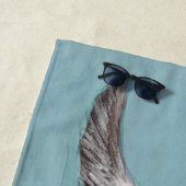 Llama Specs - Oversized Glasses Strandtuch (Beispiel)