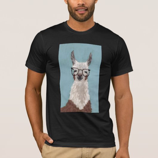 Llama Specs - Oversized Glasses T-Shirt (Vorderseite)