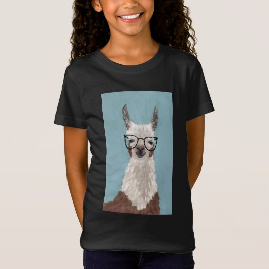 Llama Specs - Oversized Glasses T-Shirt (Vorderseite)