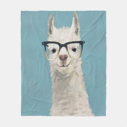 Llama Specs - Platz Fleecedecke (Vorderseite)