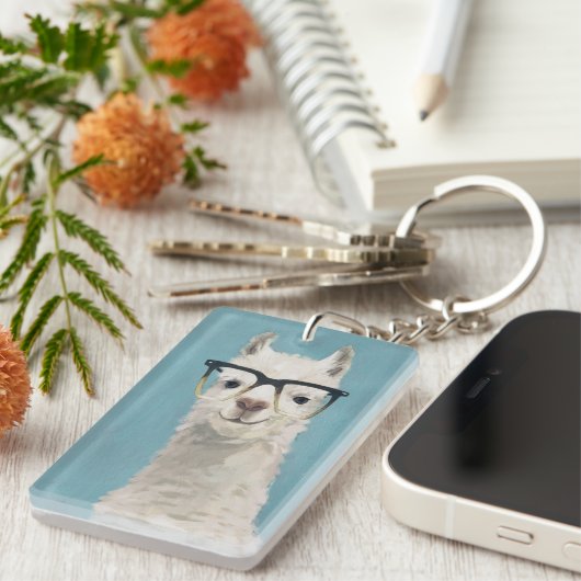 Llama Specs - Platz Schlüsselanhänger (Vorderseite rechts)