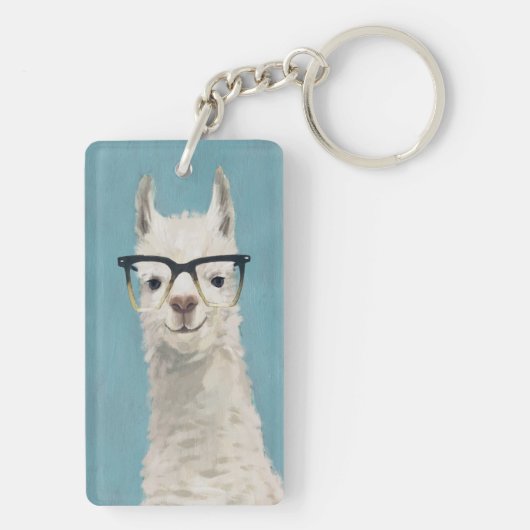 Llama Specs - Platz Schlüsselanhänger (Rückseite)