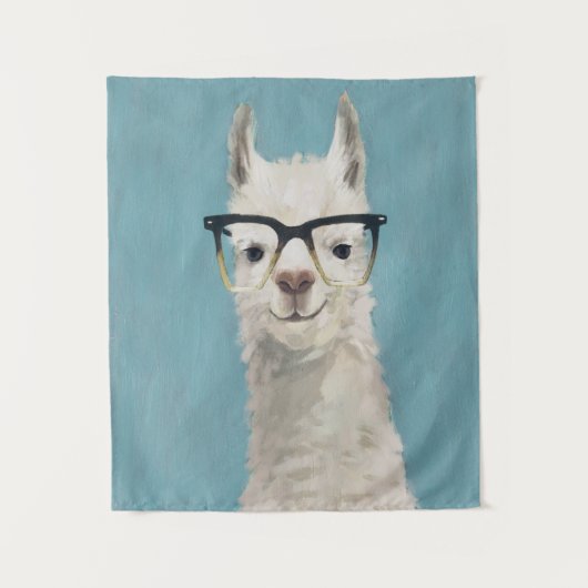 Llama Specs - Platz Wandteppich (Vorderseite)