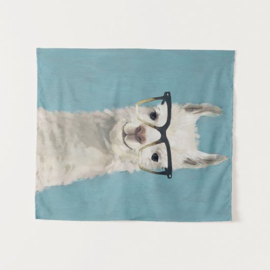 Llama Specs - Platz Wandteppich (Vorderseite (Horizontal))