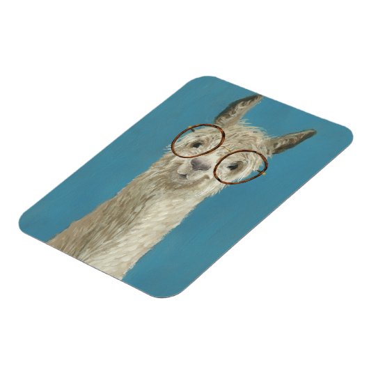 Llama Specs - Rundglas Magnet (Linke Seite)