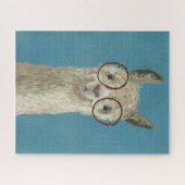 Llama Specs - Rundglas Puzzle (Horizontal)