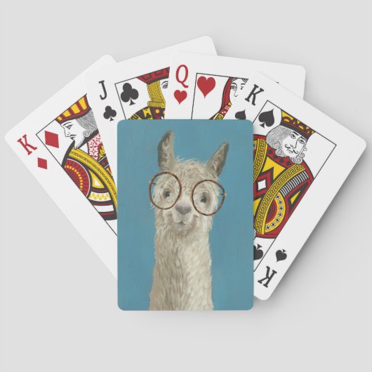Llama Specs - Rundglas Spielkarten (Rückseite)