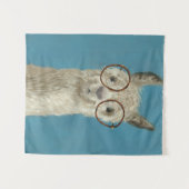 Llama Specs - Rundglas Wandteppich (Vorderseite (Horizontal))