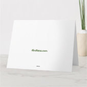 Llama Springtime Delights Karte (Rückseite)