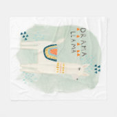 Llama Squad - Drama Llama Fleecedecke (Vorderseite (Horizontal))