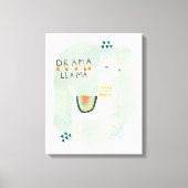 Llama Squad - Drama Llama Leinwanddruck (Vorderseite)