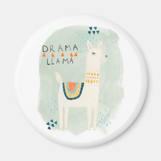 Llama Squad - Drama Llama Magnet (Vorne)