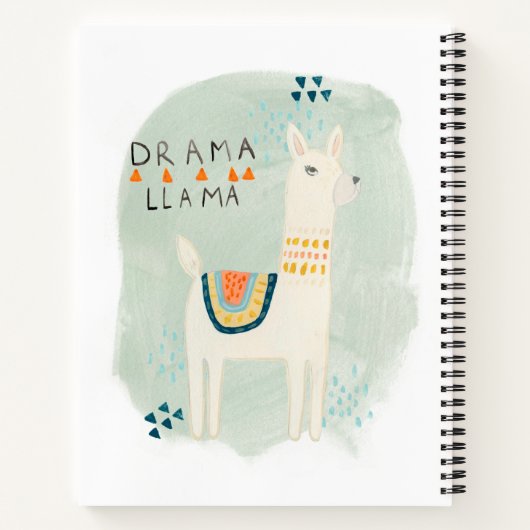 Llama Squad - Drama Llama Notizblock (Rückseite)