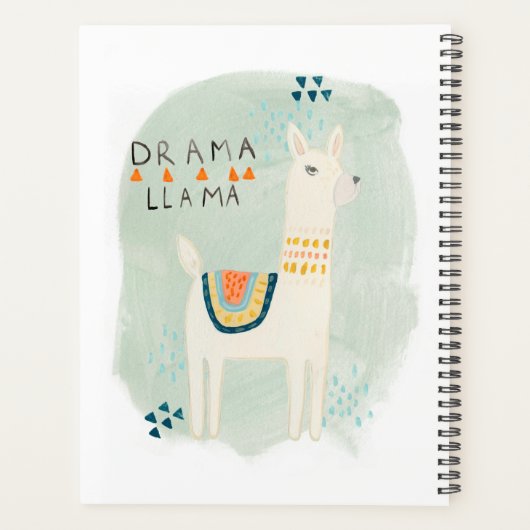 Llama Squad - Drama Llama Planer (Rückseite)