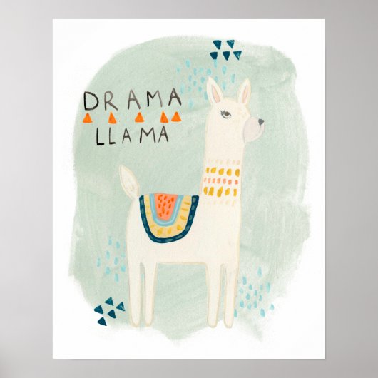 Llama Squad - Drama Llama Poster (Vorne)