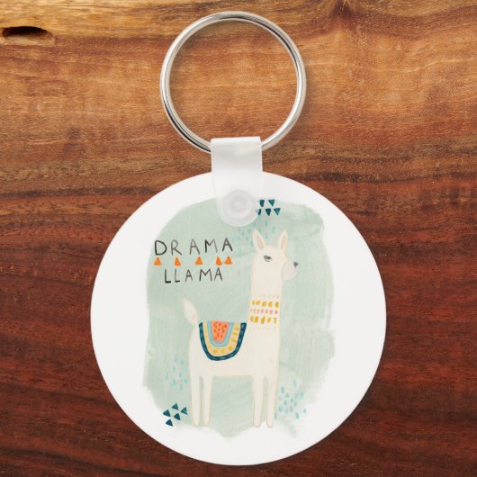 Llama Squad - Drama Llama Schlüsselanhänger (Vorderseite)