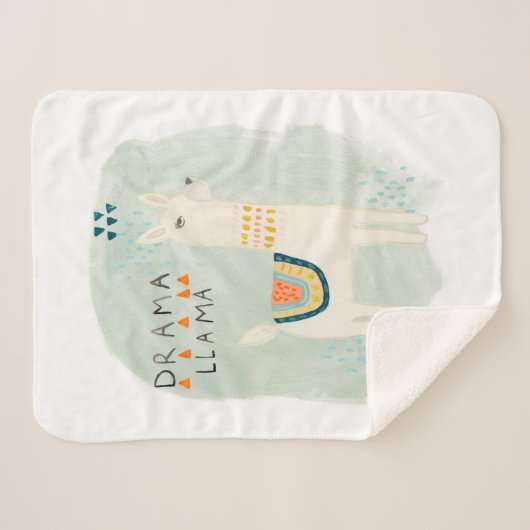 Llama Squad - Drama Llama Sherpadecke (Vorderseite (Horizontal))