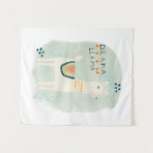 Llama Squad - Drama Llama Wandteppich (Vorderseite (Horizontal))