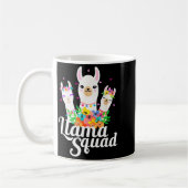 Llama Squad Funny Cute Llama Matching  Kaffeetasse (Links)