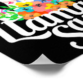 Llama Squad Funny Cute Llama Matching  Poster (Ecke)