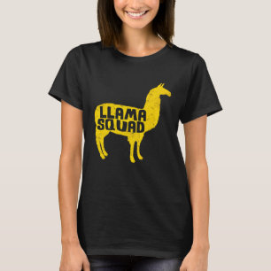 Llama Squad für junge Mädchen Erwachsene, die lieb T-Shirt