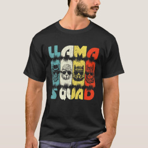 Llama Squad Geburtstag T-Shirt