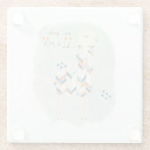 Llama Squad - No Prob-llama Glasuntersetzer (Rückseite)