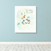 Llama Squad - No Prob-llama Leinwanddruck (Insitu (Holzboden))