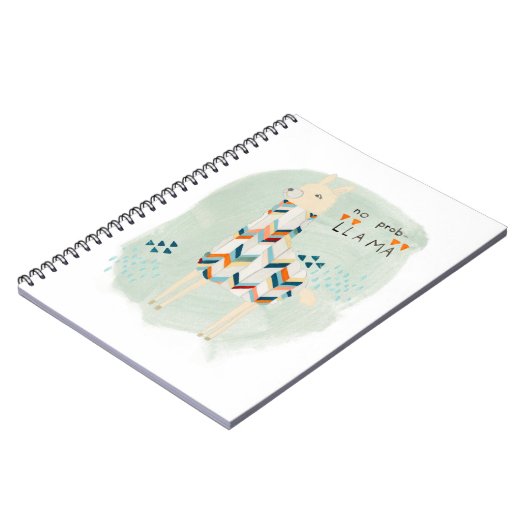 Llama Squad - No Prob-llama Notizblock (Linke Seite)