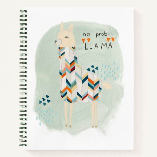 Llama Squad - No Prob-llama Notizblock (Vorderseite)