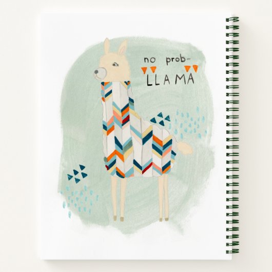 Llama Squad - No Prob-llama Notizblock (Rückseite)
