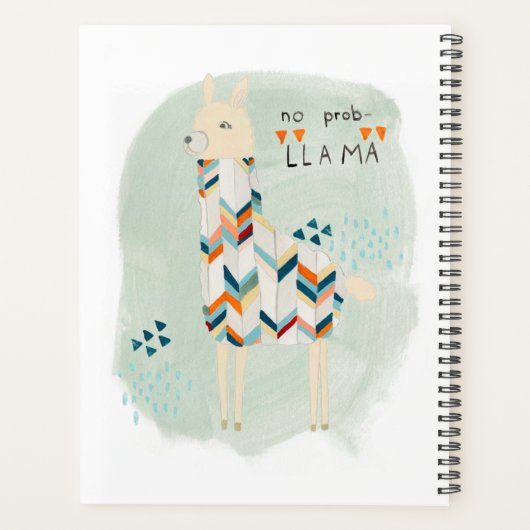 Llama Squad - No Prob-llama Planer (Rückseite)