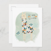 Llama Squad - No Prob-llama Postkarte (Vorne/Hinten)