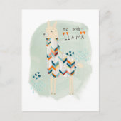 Llama Squad - No Prob-llama Postkarte (Vorderseite)