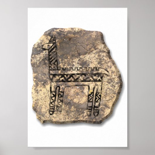 Llama-Stein Poster (Vorne)