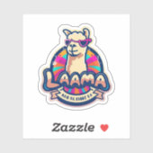 Llama Sticker Das perfekte Geschenk für Tierliebha (Blatt)