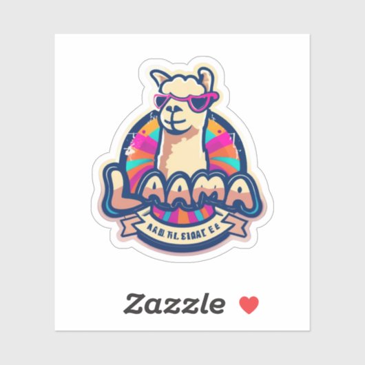 Llama Sticker Das perfekte Geschenk für Tierliebha (Blatt)