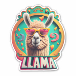 Llama Sticker Das perfekte Geschenk für Tierliebha