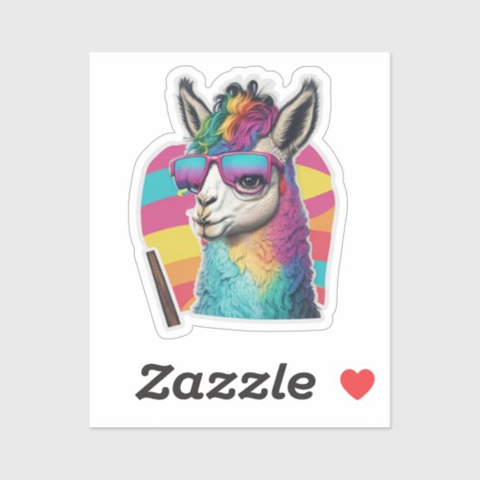 Llama Stickers Your Daily Dose of Cuteness Aufkleber (Blatt)