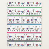Llama Stripe Muster Planer (Vorderseite)