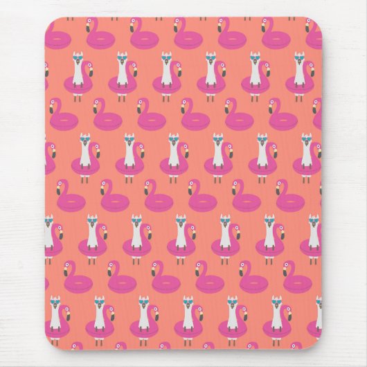 Llama Summer Mousepad (Vorne)