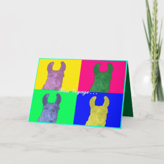 Llama Sweet Pea: Die weise Matriarchin-Llama Karte