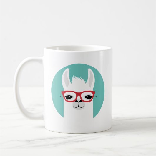 Llama-Tasse Kaffeetasse (Links)