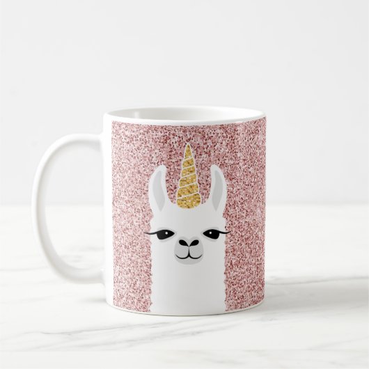Llama-Tasse Kaffeetasse (Links)
