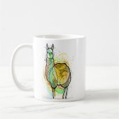 Llama-Tasse Kaffeetasse (Links)