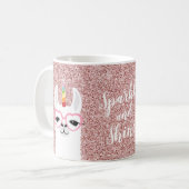 Llama-Tasse Kaffeetasse (Vorderseite Links)